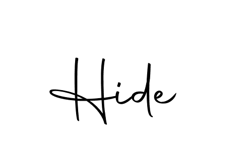 Here are the top 10 professional signature styles for the name Hide . These are the best autograph styles you can use for your name. Hide  signature style 10 images and pictures png
