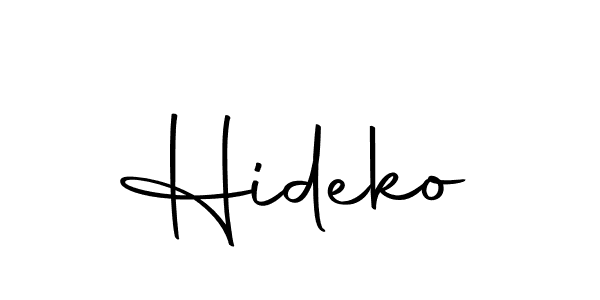 How to make Hideko signature? Autography-DOLnW is a professional autograph style. Create handwritten signature for Hideko name. Hideko signature style 10 images and pictures png