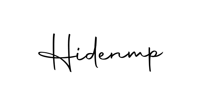 How to make Hidenmp signature? Autography-DOLnW is a professional autograph style. Create handwritten signature for Hidenmp name. Hidenmp signature style 10 images and pictures png
