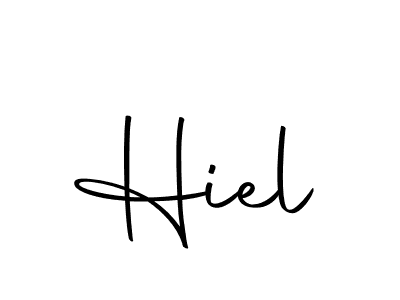 Create a beautiful signature design for name Hiel. With this signature (Autography-DOLnW) fonts, you can make a handwritten signature for free. Hiel signature style 10 images and pictures png