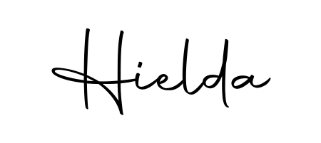Personalize your online presence with Hielda signature rendered in elegant Autography-DOLnW font. Great for website footers and blogs. Hielda signature style 10 images and pictures png