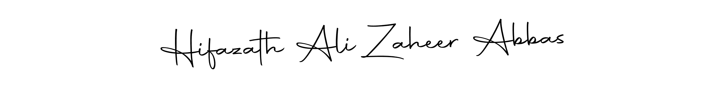 Make a beautiful signature design for name Hifazath Ali Zaheer Abbas. With this signature (Autography-DOLnW) style, you can create a handwritten signature for free. Hifazath Ali Zaheer Abbas signature style 10 images and pictures png