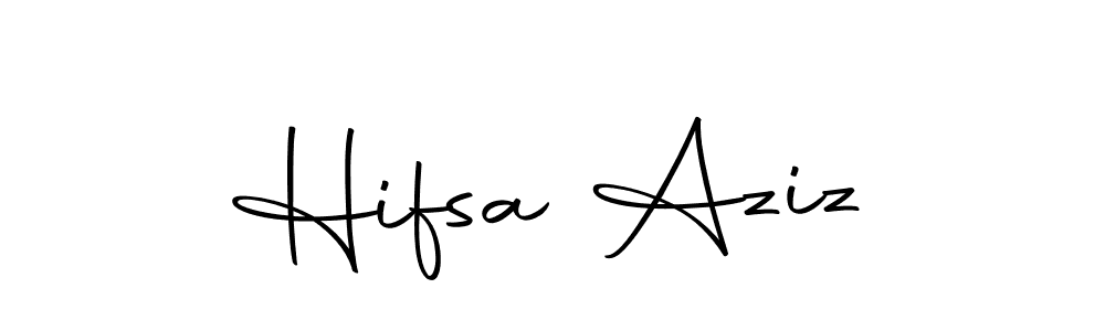 How to Draw Hifsa Aziz signature style? Autography-DOLnW is a latest design signature styles for name Hifsa Aziz. Hifsa Aziz signature style 10 images and pictures png