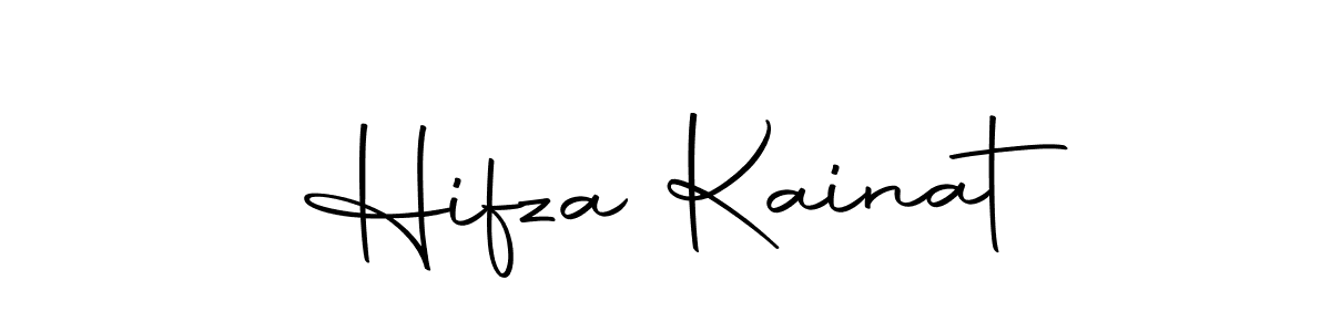 Design your own signature with our free online signature maker. With this signature software, you can create a handwritten (Autography-DOLnW) signature for name Hifza Kainat. Hifza Kainat signature style 10 images and pictures png