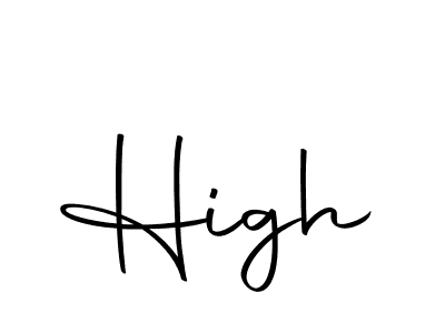 This is the best signature style for the High name. Also you like these signature font (Autography-DOLnW). Mix name signature. High signature style 10 images and pictures png