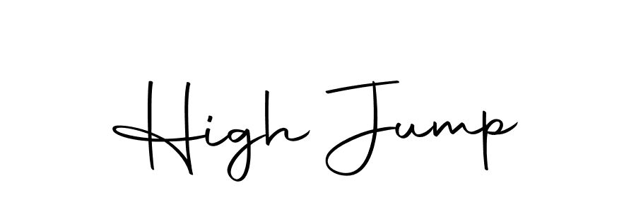 Make a beautiful signature design for name High Jump. With this signature (Autography-DOLnW) style, you can create a handwritten signature for free. High Jump signature style 10 images and pictures png
