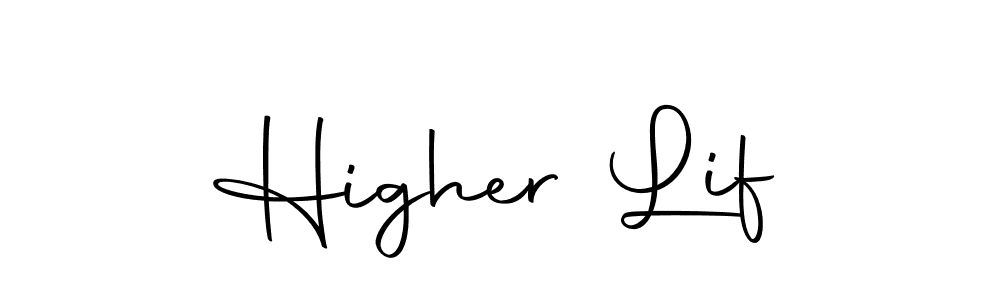 How to make Higher Lif signature? Autography-DOLnW is a professional autograph style. Create handwritten signature for Higher Lif name. Higher Lif signature style 10 images and pictures png