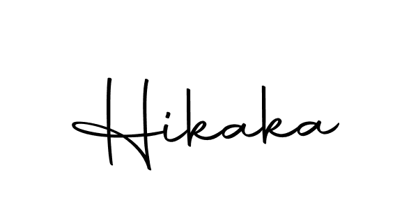 The best way (Autography-DOLnW) to make a short signature is to pick only two or three words in your name. The name Hikaka include a total of six letters. For converting this name. Hikaka signature style 10 images and pictures png