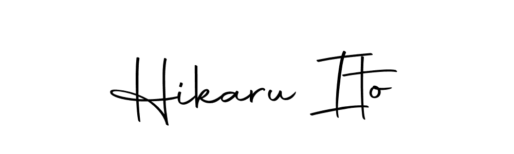 Similarly Autography-DOLnW is the best handwritten signature design. Signature creator online .You can use it as an online autograph creator for name Hikaru Ito. Hikaru Ito signature style 10 images and pictures png