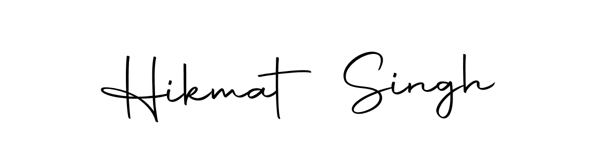 The best way (Autography-DOLnW) to make a short signature is to pick only two or three words in your name. The name Hikmat Singh include a total of six letters. For converting this name. Hikmat Singh signature style 10 images and pictures png