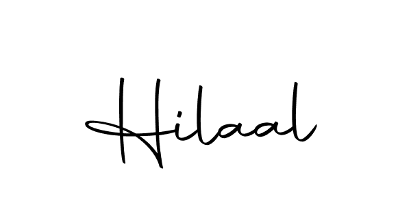 Design your own signature with our free online signature maker. With this signature software, you can create a handwritten (Autography-DOLnW) signature for name Hilaal. Hilaal signature style 10 images and pictures png