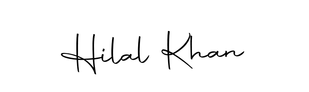 Make a beautiful signature design for name Hilal Khan. Use this online signature maker to create a handwritten signature for free. Hilal Khan signature style 10 images and pictures png