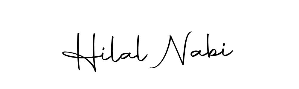 Hilal Nabi stylish signature style. Best Handwritten Sign (Autography-DOLnW) for my name. Handwritten Signature Collection Ideas for my name Hilal Nabi. Hilal Nabi signature style 10 images and pictures png