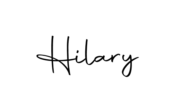 Hilary stylish signature style. Best Handwritten Sign (Autography-DOLnW) for my name. Handwritten Signature Collection Ideas for my name Hilary. Hilary signature style 10 images and pictures png