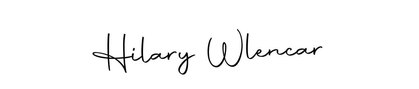 Make a short Hilary Wlencar signature style. Manage your documents anywhere anytime using Autography-DOLnW. Create and add eSignatures, submit forms, share and send files easily. Hilary Wlencar signature style 10 images and pictures png