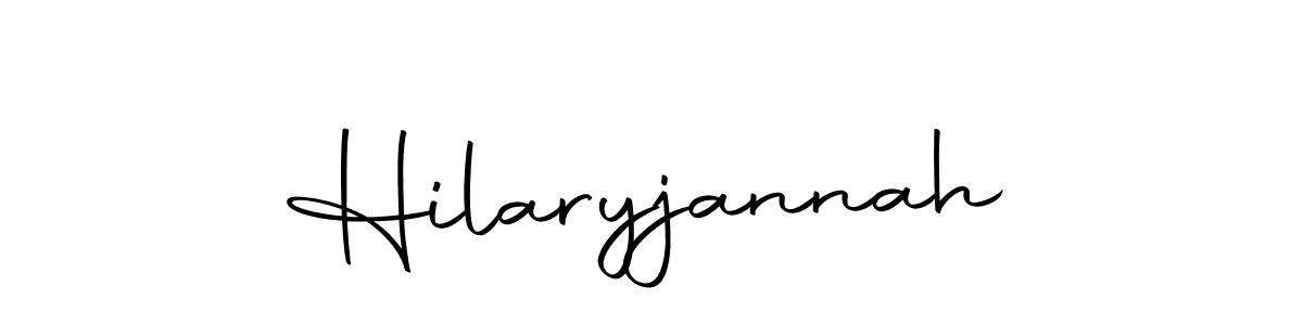 Autography-DOLnW is a professional signature style that is perfect for those who want to add a touch of class to their signature. It is also a great choice for those who want to make their signature more unique. Get Hilaryjannah name to fancy signature for free. Hilaryjannah signature style 10 images and pictures png