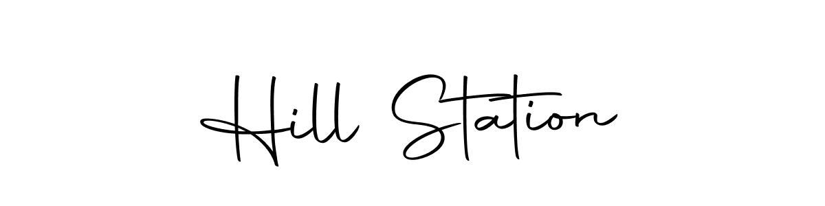 It looks lik you need a new signature style for name Hill Station. Design unique handwritten (Autography-DOLnW) signature with our free signature maker in just a few clicks. Hill Station signature style 10 images and pictures png