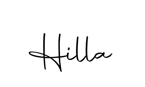 How to make Hilla signature? Autography-DOLnW is a professional autograph style. Create handwritten signature for Hilla name. Hilla signature style 10 images and pictures png