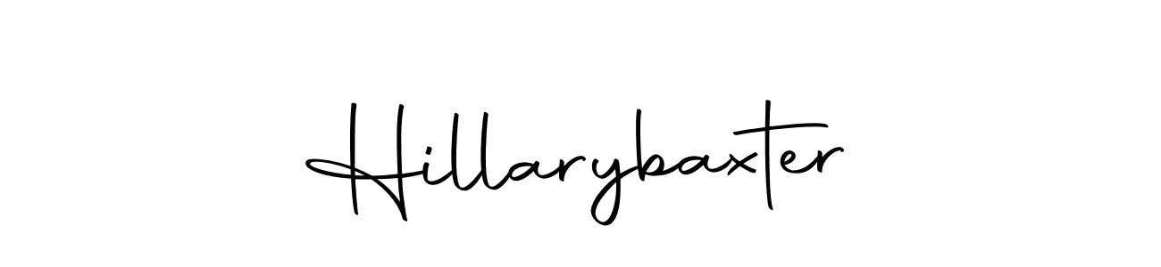 Create a beautiful signature design for name Hillarybaxter. With this signature (Autography-DOLnW) fonts, you can make a handwritten signature for free. Hillarybaxter signature style 10 images and pictures png