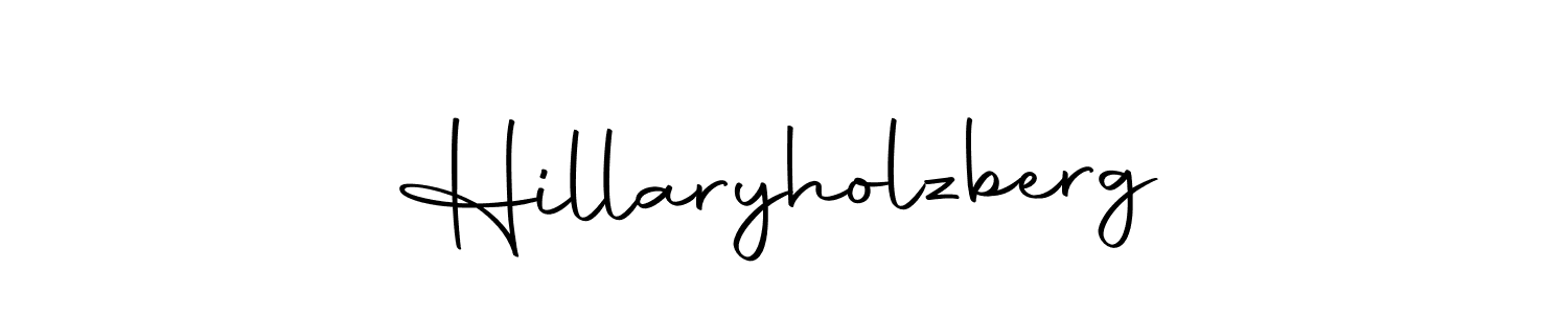 Make a beautiful signature design for name Hillaryholzberg. With this signature (Autography-DOLnW) style, you can create a handwritten signature for free. Hillaryholzberg signature style 10 images and pictures png