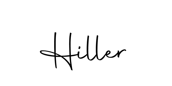 You should practise on your own different ways (Autography-DOLnW) to write your name (Hiller) in signature. don't let someone else do it for you. Hiller signature style 10 images and pictures png