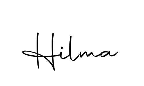 Create a beautiful signature design for name Hilma. With this signature (Autography-DOLnW) fonts, you can make a handwritten signature for free. Hilma signature style 10 images and pictures png