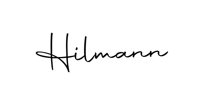 Design your own signature with our free online signature maker. With this signature software, you can create a handwritten (Autography-DOLnW) signature for name Hilmann. Hilmann signature style 10 images and pictures png