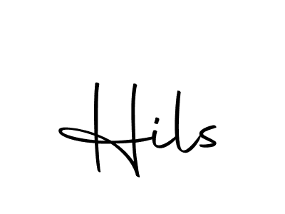 Design your own signature with our free online signature maker. With this signature software, you can create a handwritten (Autography-DOLnW) signature for name Hils. Hils signature style 10 images and pictures png