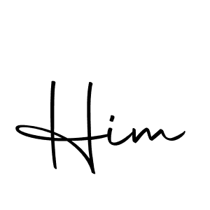 Use a signature maker to create a handwritten signature online. With this signature software, you can design (Autography-DOLnW) your own signature for name Him. Him signature style 10 images and pictures png