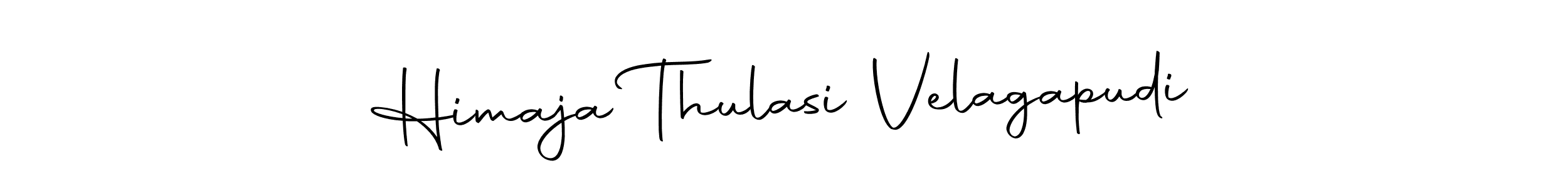 Design your own signature with our free online signature maker. With this signature software, you can create a handwritten (Autography-DOLnW) signature for name Himaja Thulasi Velagapudi. Himaja Thulasi Velagapudi signature style 10 images and pictures png