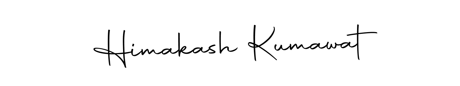 How to make Himakash Kumawat name signature. Use Autography-DOLnW style for creating short signs online. This is the latest handwritten sign. Himakash Kumawat signature style 10 images and pictures png