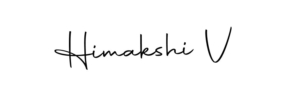 How to make Himakshi V signature? Autography-DOLnW is a professional autograph style. Create handwritten signature for Himakshi V name. Himakshi V signature style 10 images and pictures png