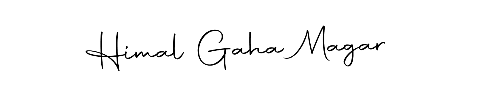 Himal Gaha Magar stylish signature style. Best Handwritten Sign (Autography-DOLnW) for my name. Handwritten Signature Collection Ideas for my name Himal Gaha Magar. Himal Gaha Magar signature style 10 images and pictures png