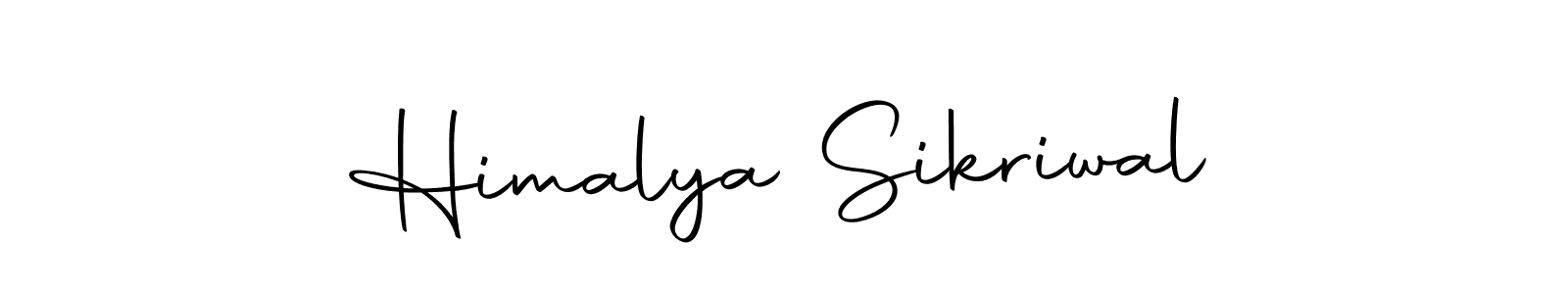 Use a signature maker to create a handwritten signature online. With this signature software, you can design (Autography-DOLnW) your own signature for name Himalya Sikriwal. Himalya Sikriwal signature style 10 images and pictures png