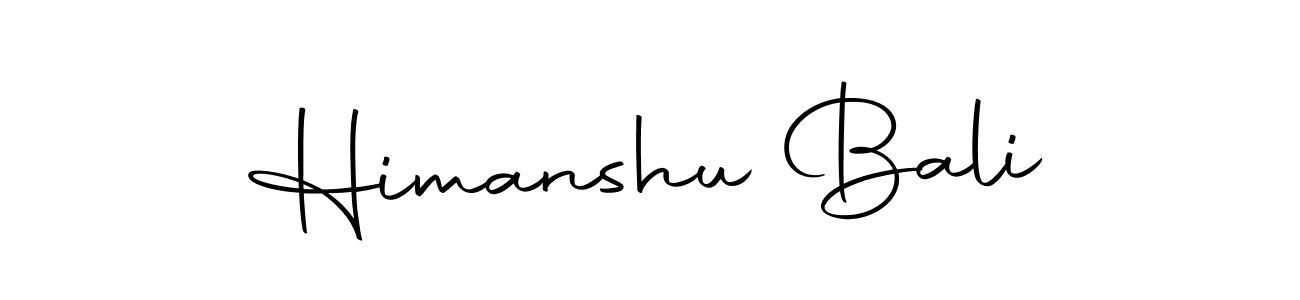 Design your own signature with our free online signature maker. With this signature software, you can create a handwritten (Autography-DOLnW) signature for name Himanshu Bali. Himanshu Bali signature style 10 images and pictures png