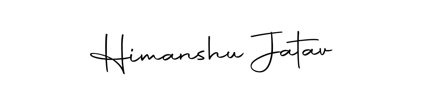 This is the best signature style for the Himanshu Jatav name. Also you like these signature font (Autography-DOLnW). Mix name signature. Himanshu Jatav signature style 10 images and pictures png