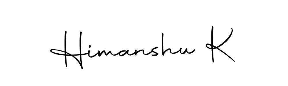 You can use this online signature creator to create a handwritten signature for the name Himanshu K. This is the best online autograph maker. Himanshu K signature style 10 images and pictures png