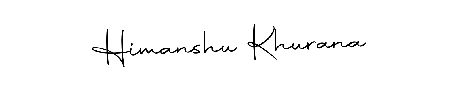 Create a beautiful signature design for name Himanshu Khurana. With this signature (Autography-DOLnW) fonts, you can make a handwritten signature for free. Himanshu Khurana signature style 10 images and pictures png