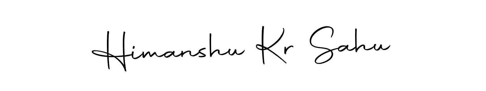 Use a signature maker to create a handwritten signature online. With this signature software, you can design (Autography-DOLnW) your own signature for name Himanshu Kr Sahu. Himanshu Kr Sahu signature style 10 images and pictures png