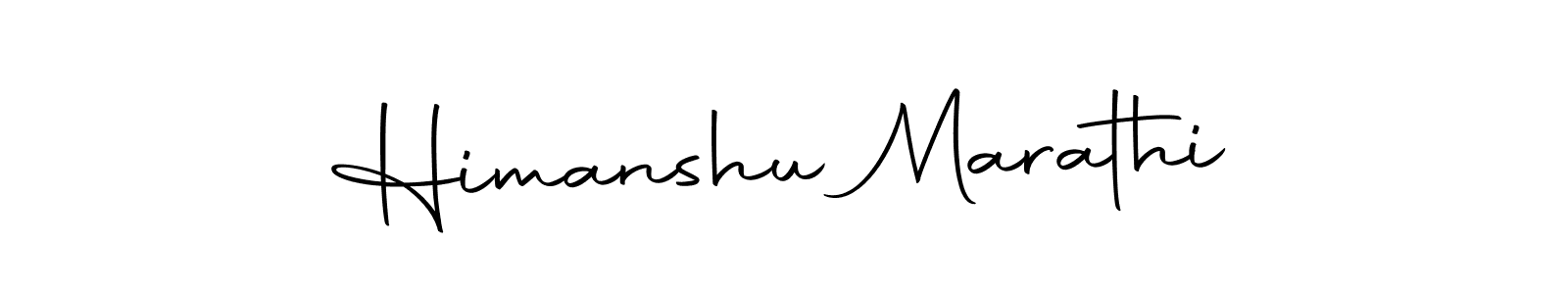 Make a beautiful signature design for name Himanshu Marathi. Use this online signature maker to create a handwritten signature for free. Himanshu Marathi signature style 10 images and pictures png