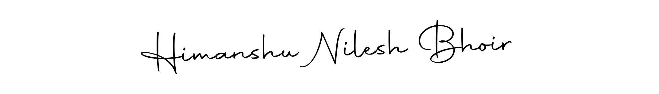 Also we have Himanshu Nilesh Bhoir name is the best signature style. Create professional handwritten signature collection using Autography-DOLnW autograph style. Himanshu Nilesh Bhoir signature style 10 images and pictures png
