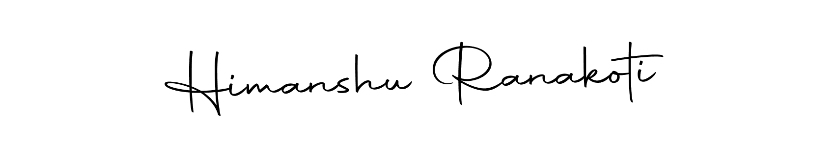 Himanshu Ranakoti stylish signature style. Best Handwritten Sign (Autography-DOLnW) for my name. Handwritten Signature Collection Ideas for my name Himanshu Ranakoti. Himanshu Ranakoti signature style 10 images and pictures png