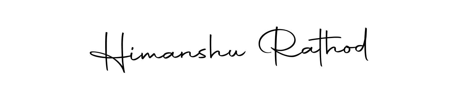 Create a beautiful signature design for name Himanshu Rathod. With this signature (Autography-DOLnW) fonts, you can make a handwritten signature for free. Himanshu Rathod signature style 10 images and pictures png