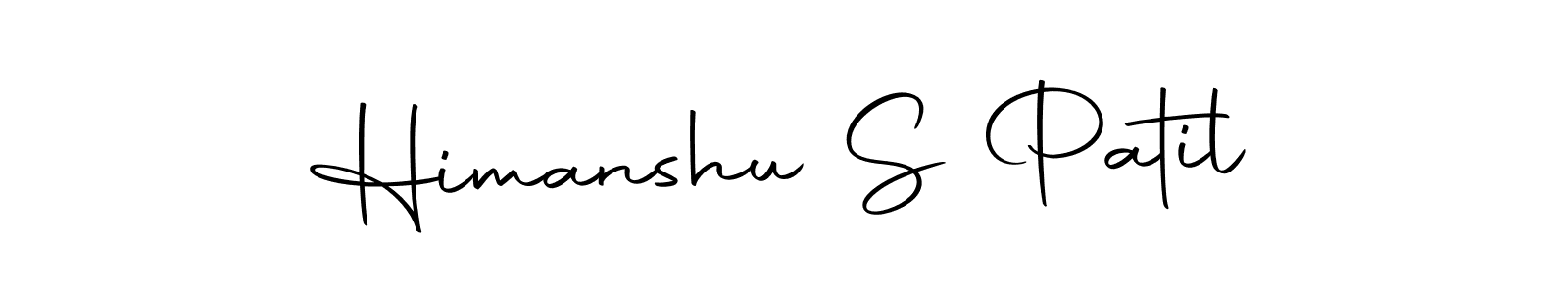 Create a beautiful signature design for name Himanshu S Patil. With this signature (Autography-DOLnW) fonts, you can make a handwritten signature for free. Himanshu S Patil signature style 10 images and pictures png