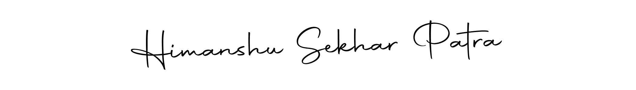 How to make Himanshu Sekhar Patra name signature. Use Autography-DOLnW style for creating short signs online. This is the latest handwritten sign. Himanshu Sekhar Patra signature style 10 images and pictures png