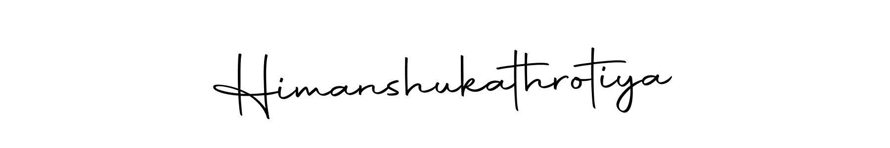 The best way (Autography-DOLnW) to make a short signature is to pick only two or three words in your name. The name Himanshukathrotiya include a total of six letters. For converting this name. Himanshukathrotiya signature style 10 images and pictures png