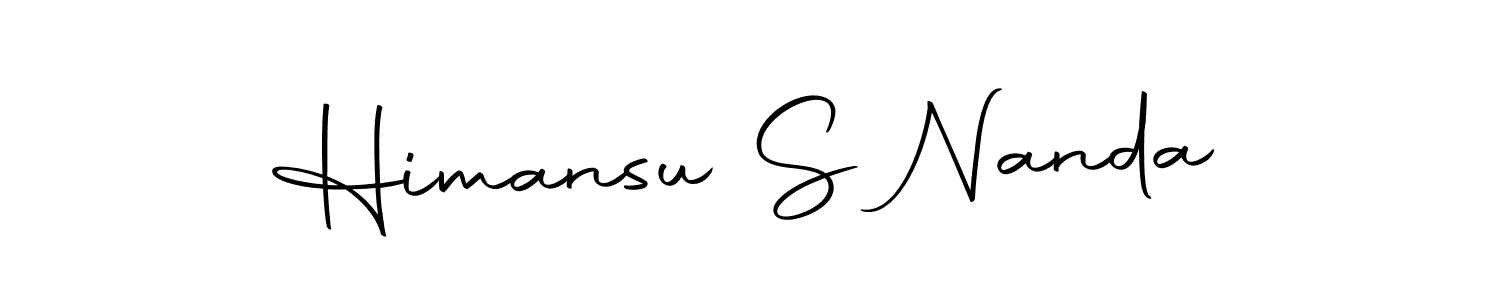 Make a beautiful signature design for name Himansu S Nanda. Use this online signature maker to create a handwritten signature for free. Himansu S Nanda signature style 10 images and pictures png