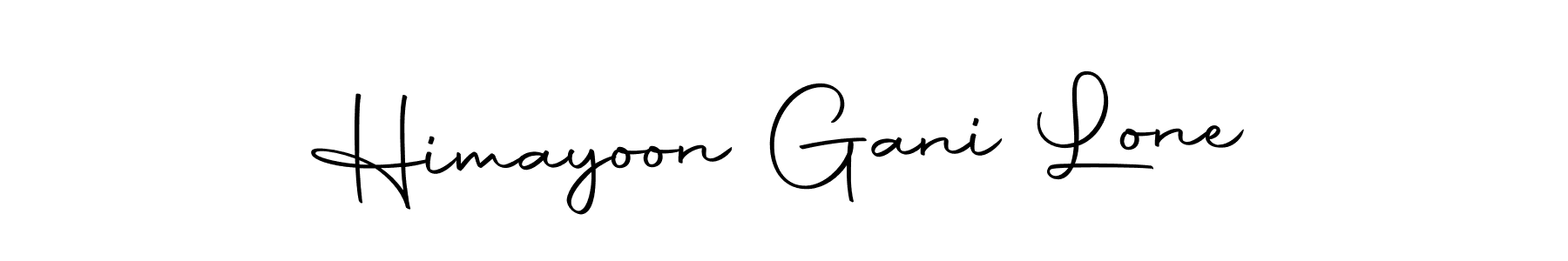 Create a beautiful signature design for name Himayoon Gani Lone. With this signature (Autography-DOLnW) fonts, you can make a handwritten signature for free. Himayoon Gani Lone signature style 10 images and pictures png