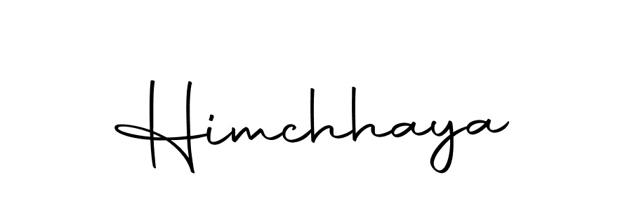 Create a beautiful signature design for name Himchhaya. With this signature (Autography-DOLnW) fonts, you can make a handwritten signature for free. Himchhaya signature style 10 images and pictures png