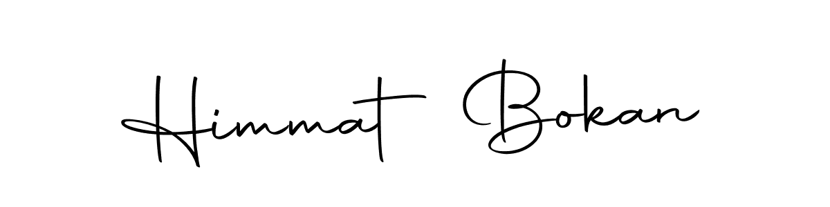 How to make Himmat Bokan name signature. Use Autography-DOLnW style for creating short signs online. This is the latest handwritten sign. Himmat Bokan signature style 10 images and pictures png